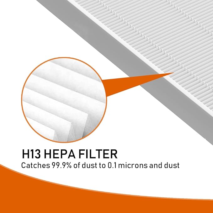 D480 True HEPA D4 Replacement Filters Compatible with Winix D480 Air Cleaner Purifier, Item Number 1712-0100-00, Filter D4,3 Pack