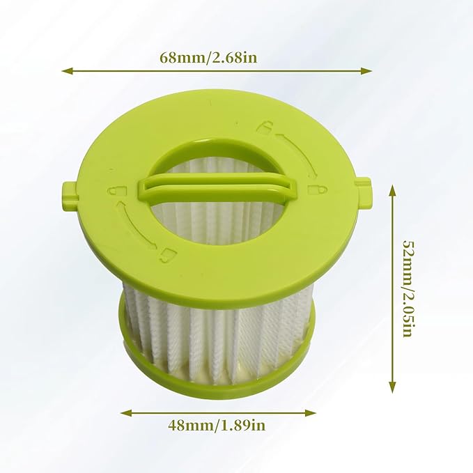4 Pack Replacement Filter Compatible with Ryobi ONE+ 18V Handheld Vacuum Models PCL700 PCL704 PCL705 Part # A32F05N A32HF00 Reusable Filter Set