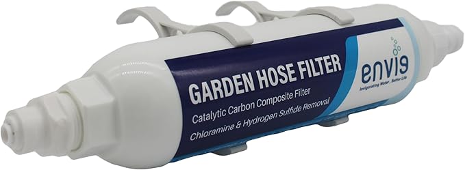 Envig Catalytic Carbon KDF Chloramine Filter, Post/Polish Filter for RO Systems, Aquarium Water Filter for RO Buddie and Other Reverse Osmosis Water Filters, up to 100% Chloramine Reduction