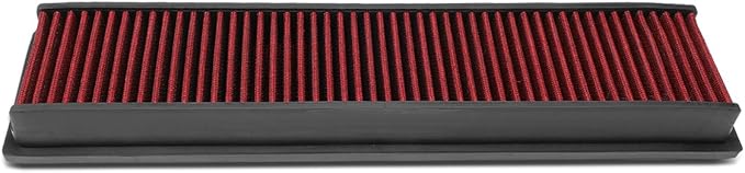 DNA Motoring AFPN-132-RD Clean Air Washable Drop-in Panel Air Filter [Compatible with 14-17 Mitsubishi Lancer 2.0L, 2.4L Non Turbo / 13-19 Outlander & Outlander Sport / 07-08 Grandis]