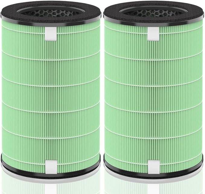 AP-T45 AP-T40FL Replacement Filter Compatible with 1461901 HoMedics Air Purifier Filter, Replacement for TotalClean AP-T40 AP-T40WT AP-T45WT H13 True HEPA Filters, Improving Moist Conditions, 2-Pack
