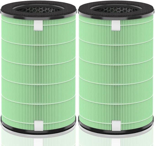 AP-T45 AP-T40FL Replacement Filter Compatible with 1461901 HoMedics Air Purifier Filter, Replacement for TotalClean AP-T40 AP-T40WT AP-T45WT H13 True HEPA Filters, Improving Moist Conditions, 2-Pack