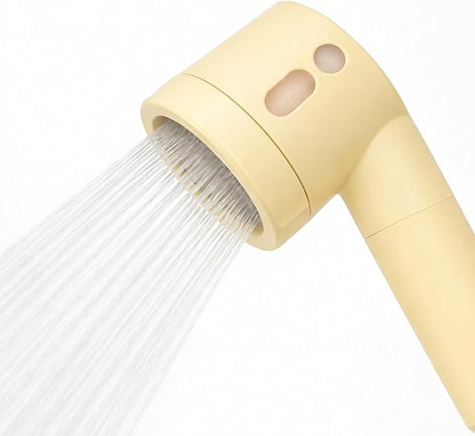 Glow On and On High-Pressure Filter Shower Head – PP Filter & Citric Acid Beads, Easy Installation, Upgrade with Ampoule Cartridges, 3-in-1 Purifying System