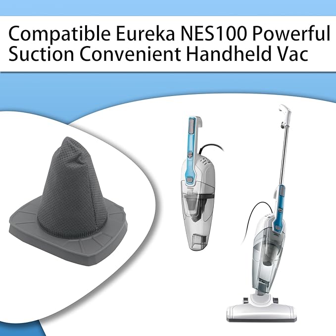 Filters Compatible with EUREKA NES100 Handheld Vacuum and Compatible with Black & Decker BDST1601 3-in-1 Vacuum, Compare to Part# ST0106 & ST0107, 4 Pack HEPA Filters & 4 Pack Sponge Filters