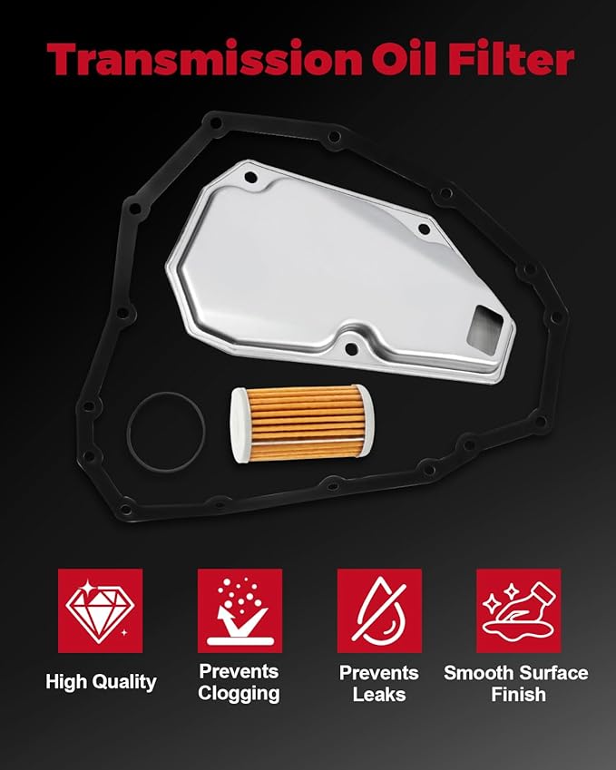 Transmission Oil Filter kit Compatible with NISSAN SENTRA 2013-2019|NISSAN VERSA 2014-2019 313973JX0A,3172804X0B,3172804X0C,317283JX0A,317283JX0B,317283JX0C,317283XX0A, 317283XX0B