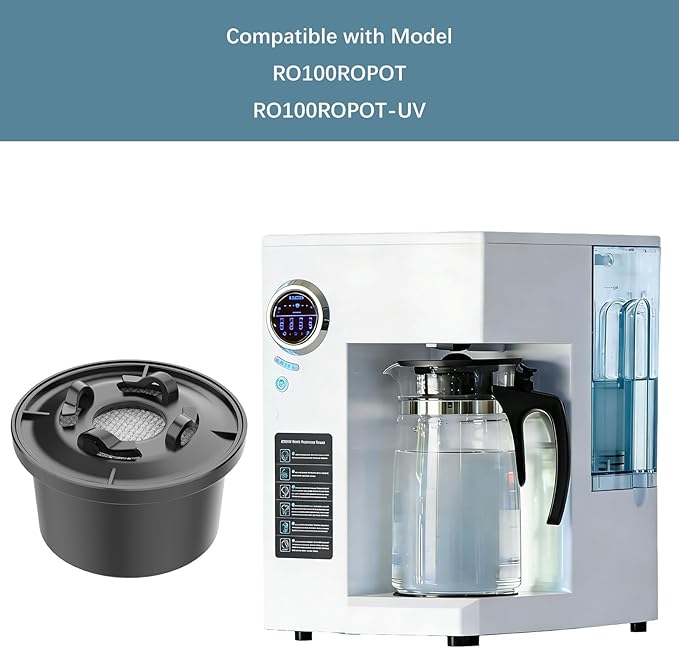 ROPOT Mineral Filter Set Compatible with Bluevua RO100ROPOT RO100ROPOT-UV Alkaline Remineralization Filter (3 Pack)