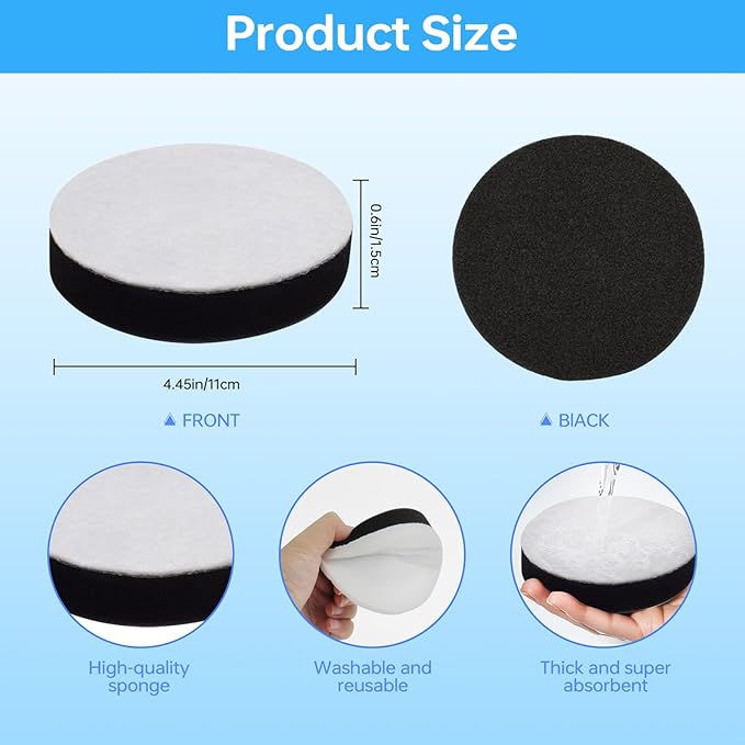 Replacement Filter for Eureka NEU100 NEU10AE5 NEU10AE4 NEU10AE2 NEU102 Upright Cleaner, Airspeed Vacuum Filters for Eureka Bagless Upright Vacuum Cleaner, Part # E0106(6 Pack)