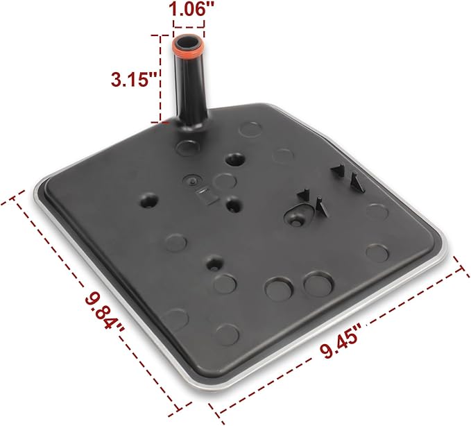 Transmission Filter with Gasket Compatible with F150 Expedition Mustang Lincoln Navigator 2011 2012 2013 2014 2015 2016 2017 Replace BL3Z7A098A,FT188