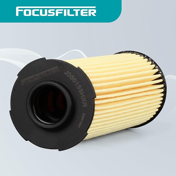FOCUSFILTER 11428583898 OEM Grade Oil Filter, Compatible with BMW X5 X3 340i M340i 540i X7 440i 3.0L L6 2018–2026, Replaces HU6022Z, 04152WAA02, P40076, WL10342