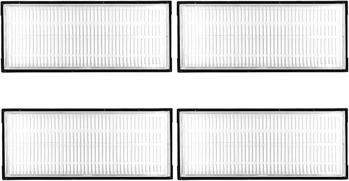 4 Pack Replacement Filters Compatible With Roborock S8 / S8+ / S8 Pro Ultra / S7 / S7+ / S7 MaxV / S7 MaxV Plus / S7 MaxV Ultra Robot Vacuum Cleaners