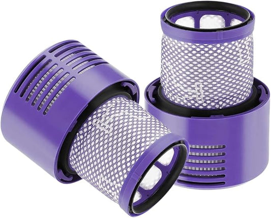 Nispira True HEPA Vacuum Filters Replacement Kit Compatible with V10 Cyclone Series, V10 Animal, V10 Absolute, V10 Total Clean, SV12, Compare to Part #969082-01, 2 Packs