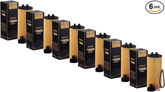 PG99098EX Extended Life Oil Filter up to 10,000 Miles | Fits 2016-19 BMW X1, 2018-19 X2, 2014-19 Mini Cooper, 2017-20 Cooper Countryman, 2016-19 Cooper Clubman, 2014-18 BMW 220i (Pack of 6)