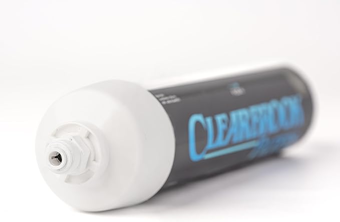 Clearbrook RF10-J Refrigerator Filter System, 1/4 Inch John Guest Fittings, Compatible with Refrigerators without Built-in Filtration