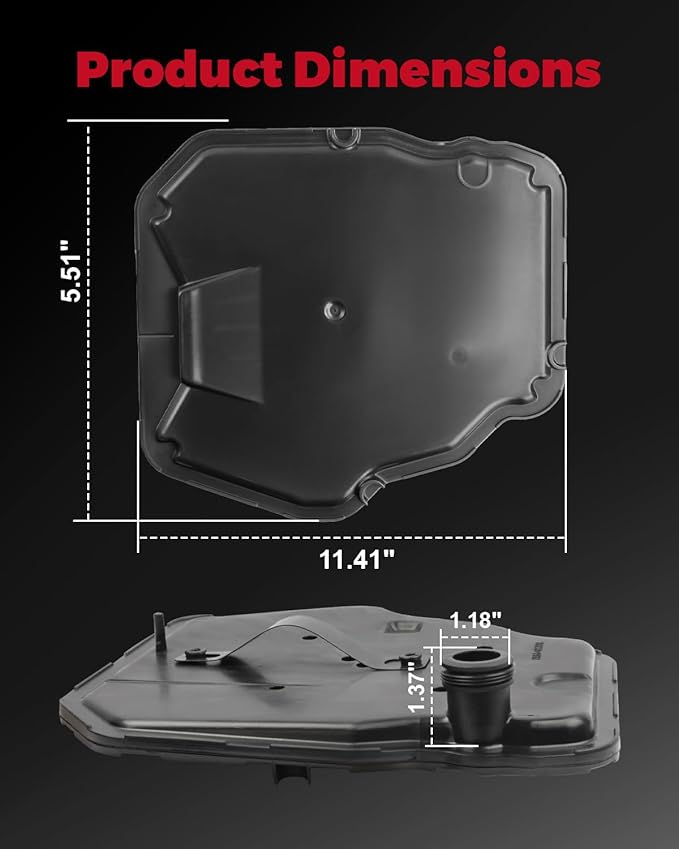 TF922 Automatic Transmission Fluid Filter Compatible with ATS CT4 CT6 CTS ESCALADE |CHEVROLET EXPRESS 2500 EXPRESS 3500 SILVERADO 1500|CANYON SAVANA SIERRA 1500 YUKONXL 24268875, 24274402