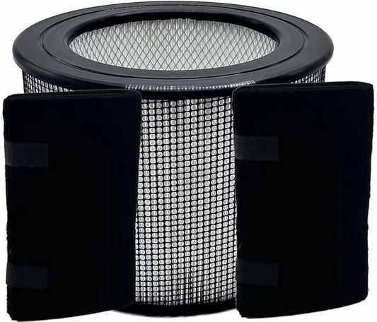 22500 Replacement H13 Hepa Filter Compatible for Honeywell 17400 10000 (EV-1) 12500 (EV-25) 12520 12525 12526 121528 17440 Air Purifier, (1 HPEA + 2 Carbon Pre-Filter)
