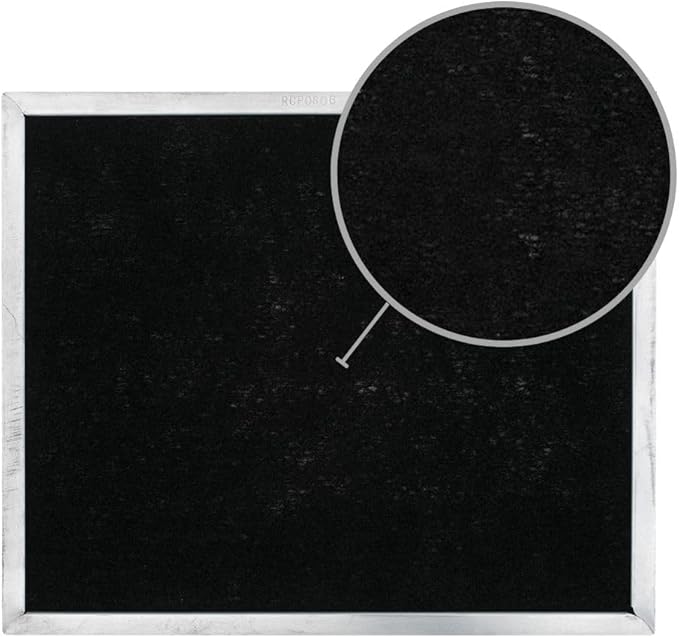 Carbon Range Hood Filter 8 3/4" x 10 1/2" x 3/8", Pack of 2