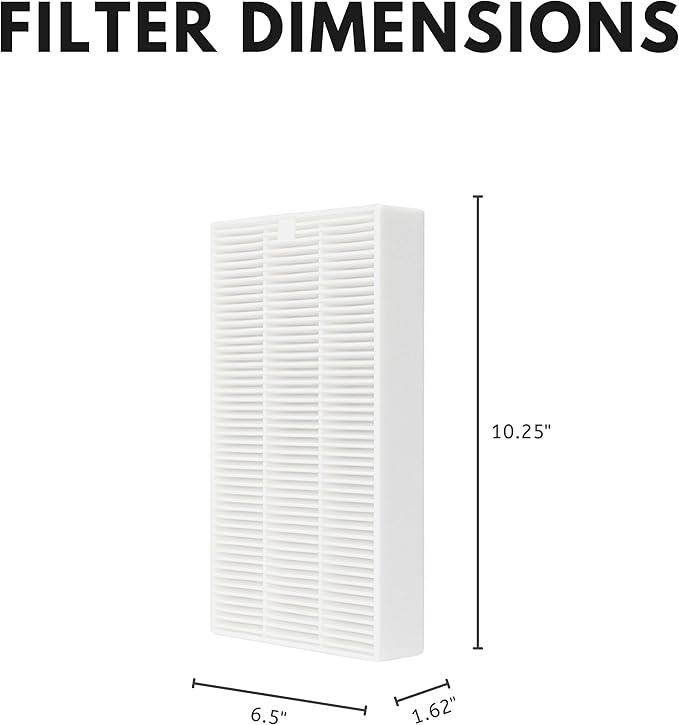 Nispira HPA300 HPA200 Filter R Replacement for Honeywell Air Purifier InSight HPA5300 HPA100 HPA090 HPA250 HPA200 HPA5300 True HEPA HRF-R1 HRF-R2 HRF-R3. 2 Packs