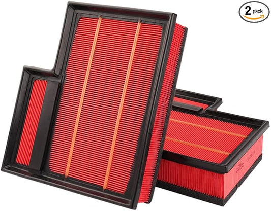 2-Pack Engine Air Filter Fits for Ford Transit-250 Transit-350 HD 2015-2018 Coachmen Beyond Cross Trail Cross Trek Air Filter Replacement CK4Z-9601-A Car Accessories