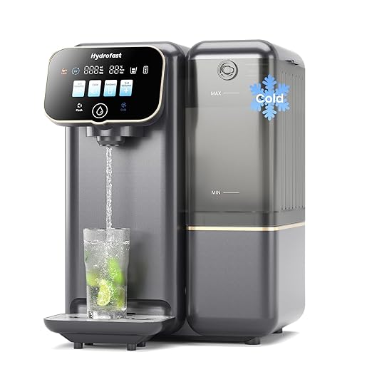 C100 Reverse Osmosis Water Filter Countertop with Cooling, No Installation Required, Great Taste & Pure Quality, Fast Filtration, Eliminates Bottled Water Costs