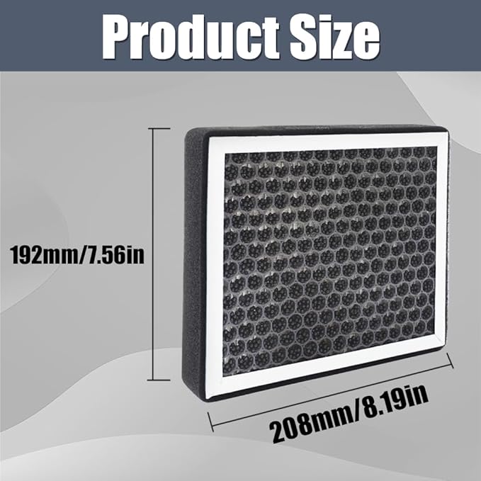 CF10285 Cabin Air Filter with Activated Carbon Beads – Fits for Toyota & Lexus Vehicles: Camry, RAV4, Highlander, Corolla, 4Runner, Tundra, Prius, Subaru, Avalon | Honeycomb Structure