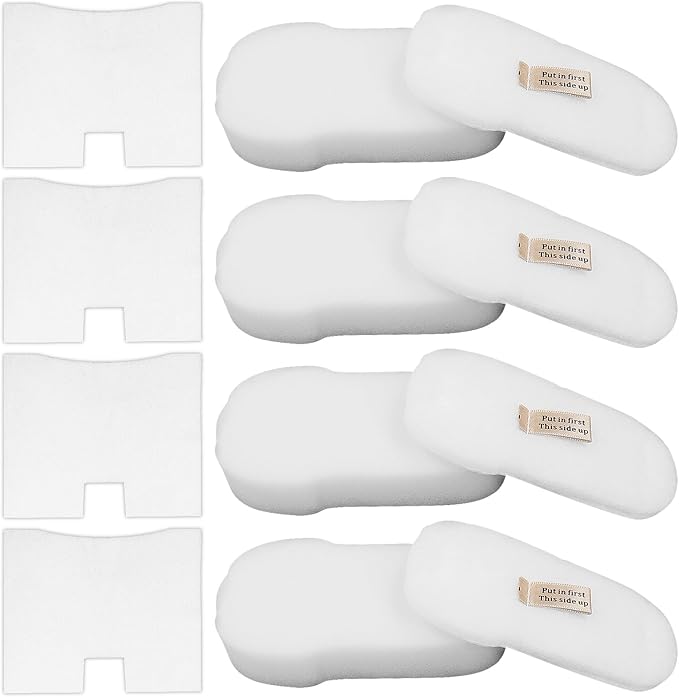 CERO Filter Replacement for Shark Duo Clean, Compatible with HZ2002 Vertex DuoClean HZ2000 HZ251 HZ602 HH200 HH202, Compared to Part XFFKHZ2000 XPMFHZ2000, 4 Pack