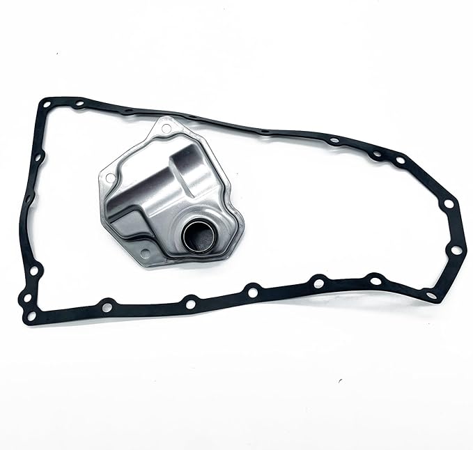 JF016E JF011E Long Square Inlet Automatic Transmission Filter Oil Pan Gasket Kit Compatible with Nissan Altima Juke NV200 Sentra Rogue 2007-2017 L4 V6 2.0L 2.5L 3.5L Replaces 31728-1XF03 31397-1XF0D