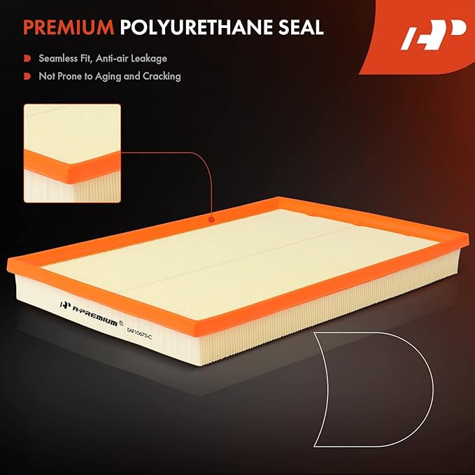 A-Premium Engine Air Filter Compatible with BMW E70 Series X5 2007 2008 2009 2010 L6 3.0L, Replace# 13717548888