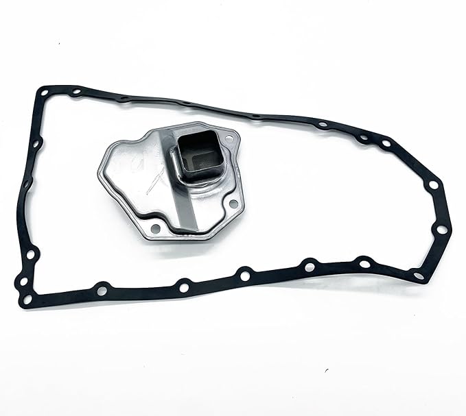 JF016E JF011E Long Square Inlet Automatic Transmission Filter Oil Pan Gasket Kit Compatible with Nissan Altima Juke NV200 Sentra Rogue 2007-2017 L4 V6 2.0L 2.5L 3.5L Replaces 31728-1XF03 31397-1XF0D