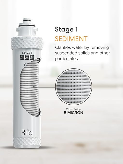 Brio 4-Stage Filter Replacement Kit for Ultrafiltration Water Cooler Dispensers