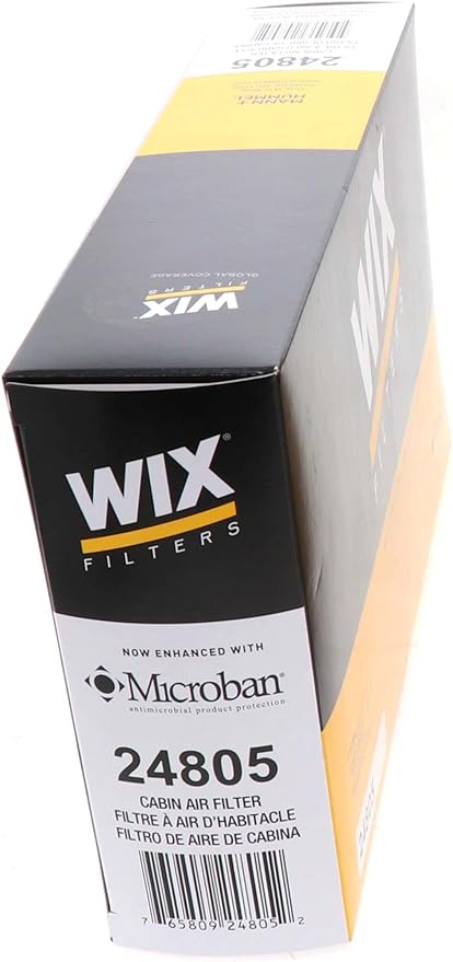 WIX® 24805 - Cabin Air Filter for 1999-2002 Chevy/GMC Trucks Equipped with Cabin Filter Options