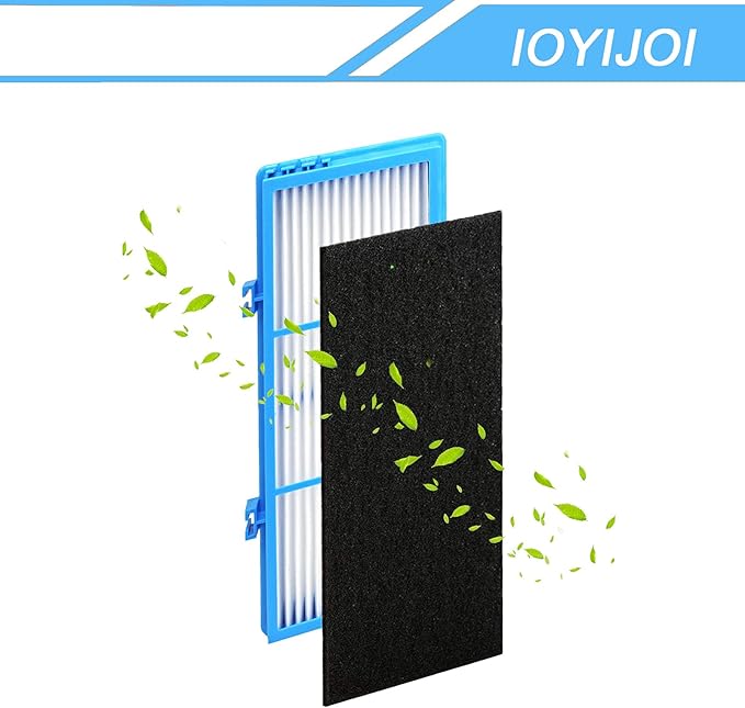 Filter Replacement for Holmes Aer1 Series, Replacement Parts # HAPF300AH-U4R, HAP242-NUC (4 Filter Replacement + 8 Booster Pre Filter)
