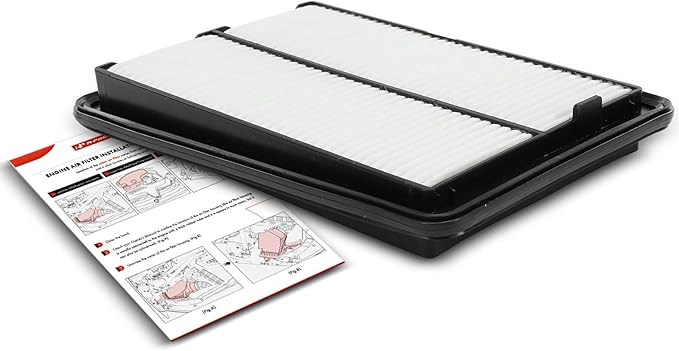 A-Premium Engine Air Filter Compatible with Nissan Models - Rogue(2014-2020), Rogue Sport(2017-2022), Qashqai(2017-2022) - Rigid Panel - Replace# 16546-4BA01