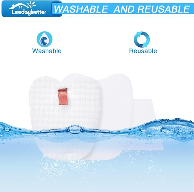 Leadaybetter 8 Pre-Filters (4 Foam+4 Felt) and 4 Post-Filters for Shark Rocket Zero-M Ultra-Light Corded Stick HV345 ZS350 ZS350C ZS351 ZS351C ZS352 Vacuums, Replaces Part # XPMFK320 & 1084FTV320