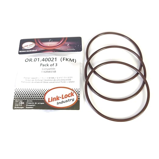 3PCS FKM Viton OR.01.40021 Engine Oil Filter Cover O-Ring Gasket 11428683168 for BMW N51 N52 N53 N54 N55 N20 S55