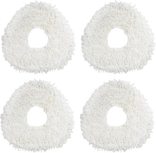 4 Pack Replacement Mop Pads Compatible for NARWAL T10 J1 J2 Microfiber Resuable Mop Cloth Robot Vacuum Cleaner Accessories