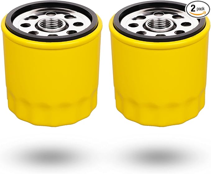 HOODELL 2 Pack 52 050 02-S Oil Filter, Pro Performance for Kohler M18 M20 SV715 SV725 SV735 CV13S CV15S CV22S Engine 52 050 02 5205002S 52 050 02-S1 Oil Filter