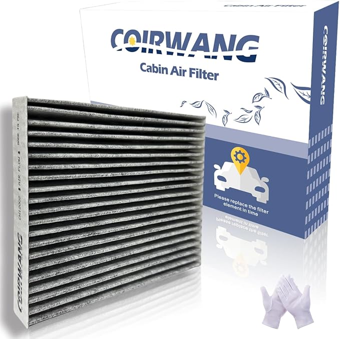 CF12002 Cabin Air Filter Activated Carbon Compatible with Kia Soul 2014-2019, Soul EV 2015-2019 - OE 97133-B2000