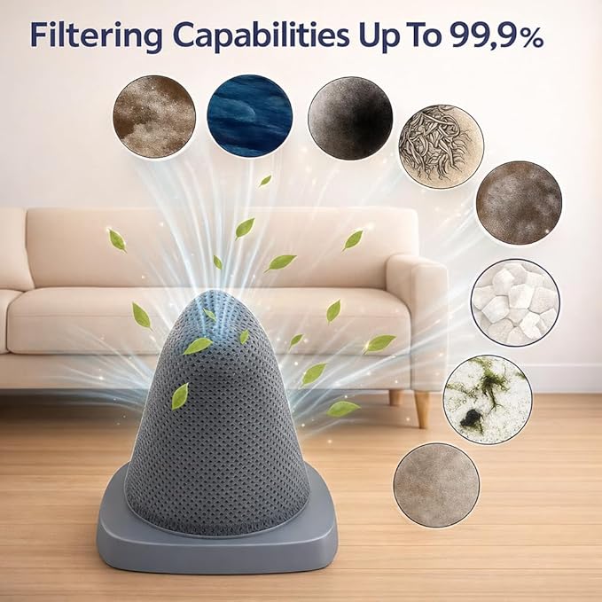 4 PCS Replacement Filters Compatible with Eureka NES215A / NES212/ NES215 Blaze Stick Vacuum Cleaner, Fits Model N0101 N0102 Series,2 Pack Vacuum Filters & 2 Pack Pre-Motor Filters