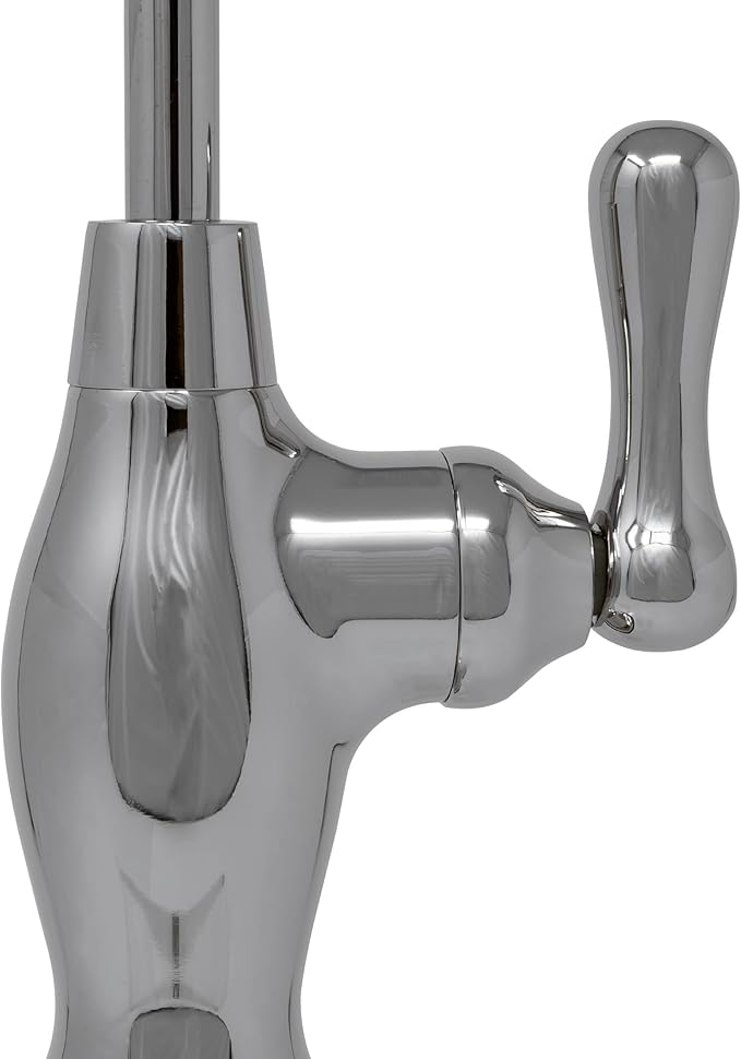 Metpure Non-airgap NSF Certified RO Faucet Reverse Osmosis Drinking Water Filtration System Water Dispenser Spout (Polished Nickel). Vase Style with Faucet Wrench.