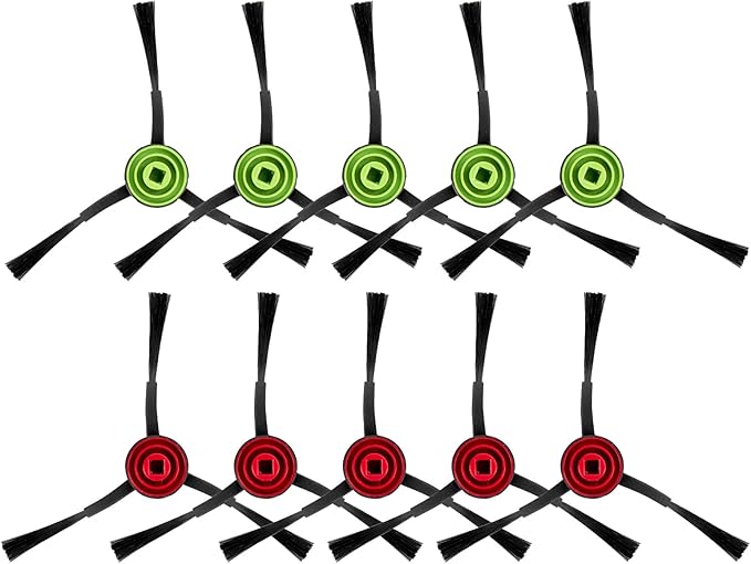 (10 Pieces) Replacement Side Brush Compatible with Tikom L9000/ L8000/ L8000 Pro/ G8000/ G8000 Pro Series Vacuum Cleaner, Robotic Vacuum Side Brushes