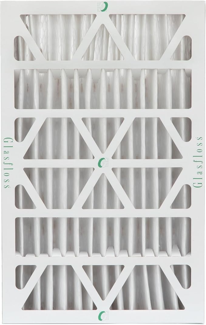 Glasfloss 16x25x4 MERV 10 AC & Furnace 4" Depth Air Filters. Box of 4. Actual Size: 15-1/2 x 24-1/2 x 3-3/4