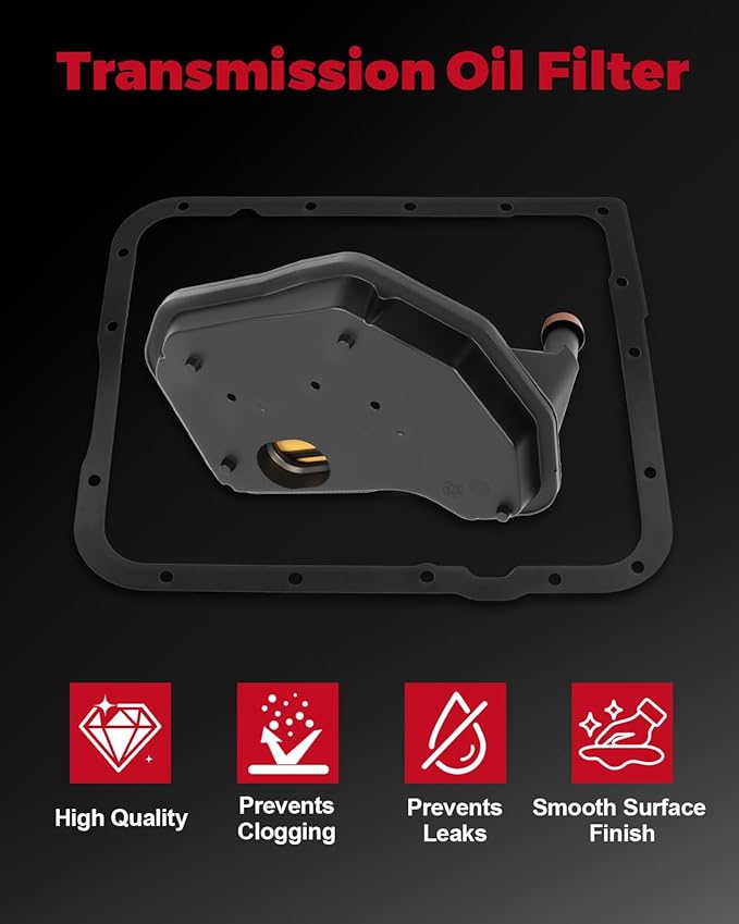 Transmission Filter 24208576 Compatible with Silverado 1500 Tahoe Express Savana Sierra Yukon Escalade Rainier H2 Bravada Pontiac 4L60E