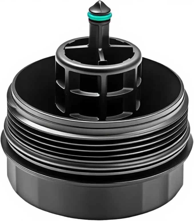 LINGYAO 11427525334 Oil Filter Cap Housing Cover for BMW 328i 325i 330i 335i 528i 535i X1 X3 X5 X6 - Engine Oil Filter Housing Replacement Cap, OEM Fit, Durable Plastic