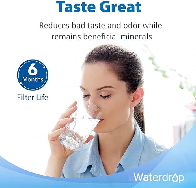Waterdrop Countertop Water Filter, Replacement for Aquasana® Filter Replacement, AQ-4035®, AQ 4025, Will Fit AQ4000, AQ4050, AQ4500 Drinking Water Systems
