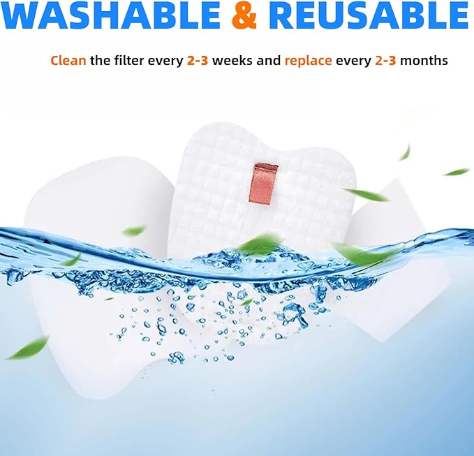 ZS350 HV322 HV345 HV343AMZ Filters Replacement for Shark HV320 ZS351 ZS351C ZS352 UV480 HV322 Rocket Corded Stick Vacuum, Compare to Part # XPMFK320 & 1084FTV320, Perfect for Pet Hair, Dirt, Dust