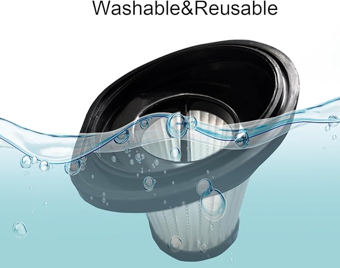 6 Pack Upgrated Hepa Filter Replacement Compatible with VacLife VL188 VL189 Handheld Vacuum Cleaner