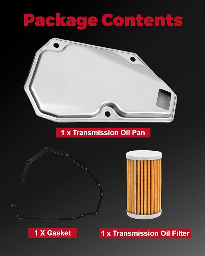 Transmission Oil Filter kit Compatible with NISSAN SENTRA 2013-2019|NISSAN VERSA 2014-2019 313973JX0A,3172804X0B,3172804X0C,317283JX0A,317283JX0B,317283JX0C,317283XX0A, 317283XX0B