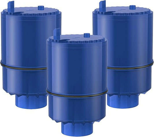 Fil-Fresh 3-Pack PURWater Filter Replacement for RF-9999 PURPLUS Faucet Water Filtration System, NSF Certified, Replace Mineral Core Faucet Mount Water Filter