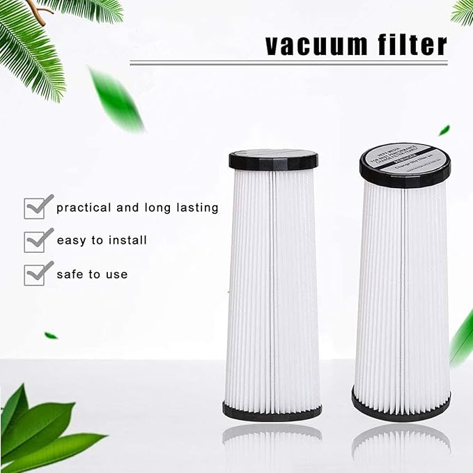 F1 Hepa Filter Compatible with Dirt Devil Vacuum 3JC0280000 2JC0280000 Compatible with Featherlite, Jaguar, Bagless Extra Light, Scorpion (2Pack)
