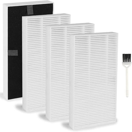 4 Pack Hepa Air Purifier Parts Replacement Filters Fit for Febreze FRF102B Honeywell U Filter HRF201 and HHT270, HHT290 Series …